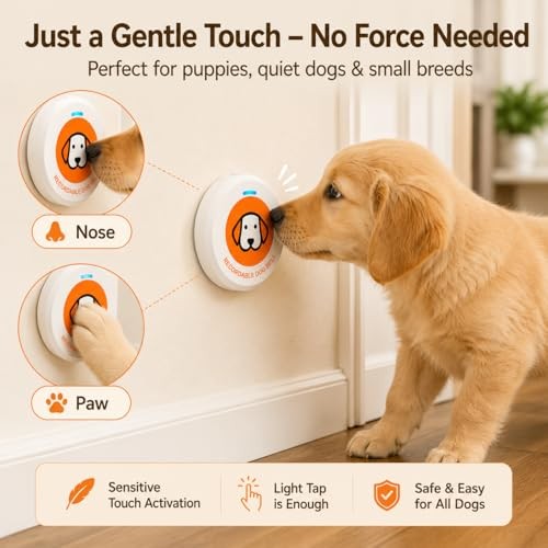 Recordable Dog Doorbell – Train Your Dog with Your Own Voice, Puppy Potty 1 pc