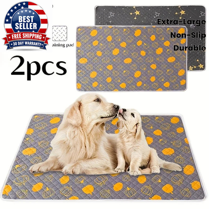 2Pcs Dog Training Mat Washable and Reusable Specially Designed for Pet Training
