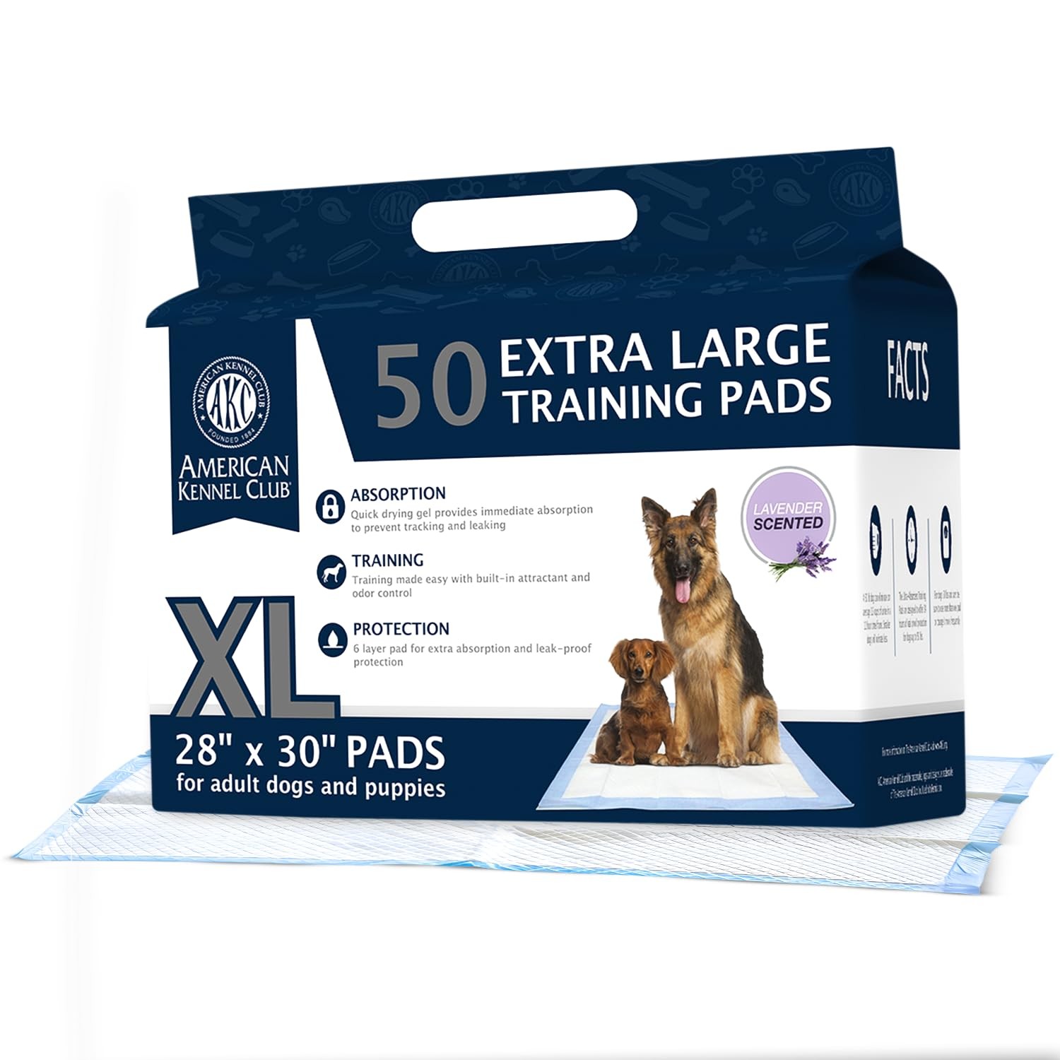 Scented Puppy Training Pads with Ultra Absorbent Quick Dry Gel – 28 x 30 Pee …