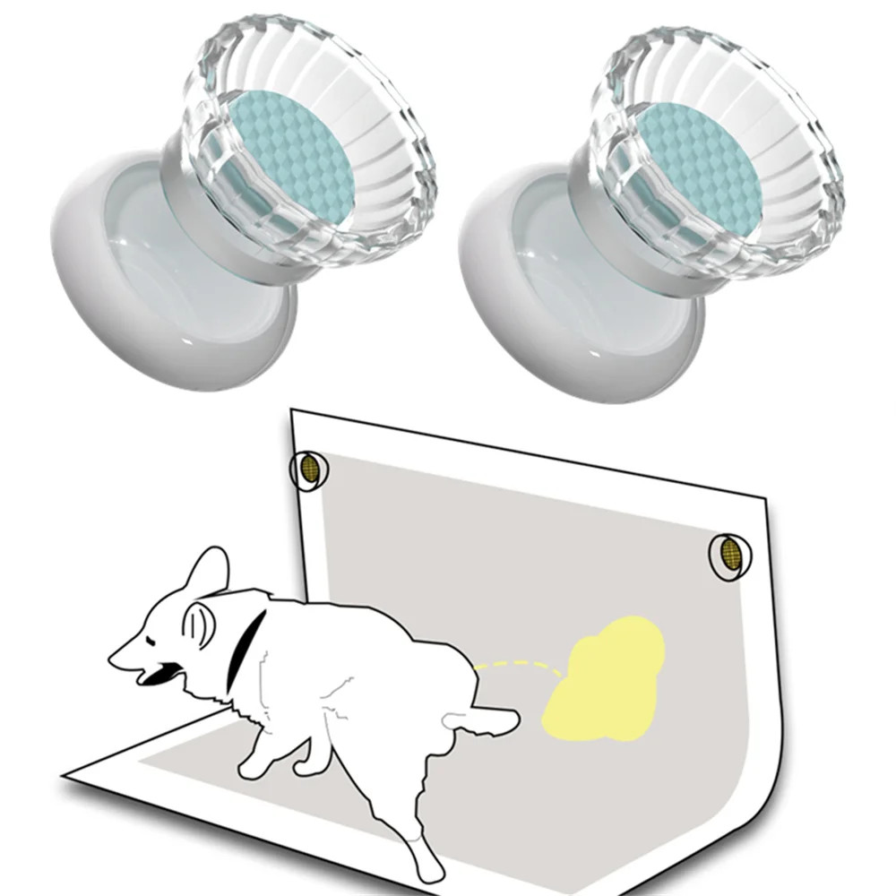 2 dog urine pad magnetic fixators, pet urine pad fixing buckles, portable fixato