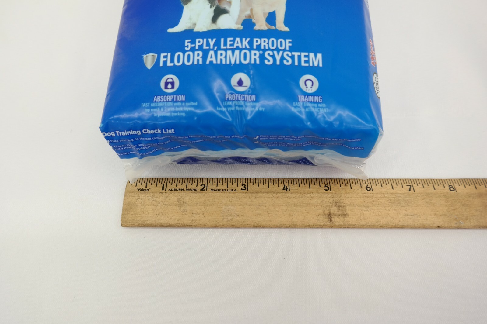 7 Pack Four Paws Wee Wee Pads 22″x23″ White 5-Ply Leak Proof Pads TF