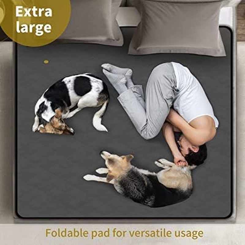 Washable Reusable Dog Pee Pads, 34″X52″ Absorbent & Waterproof Puppy Training Pa