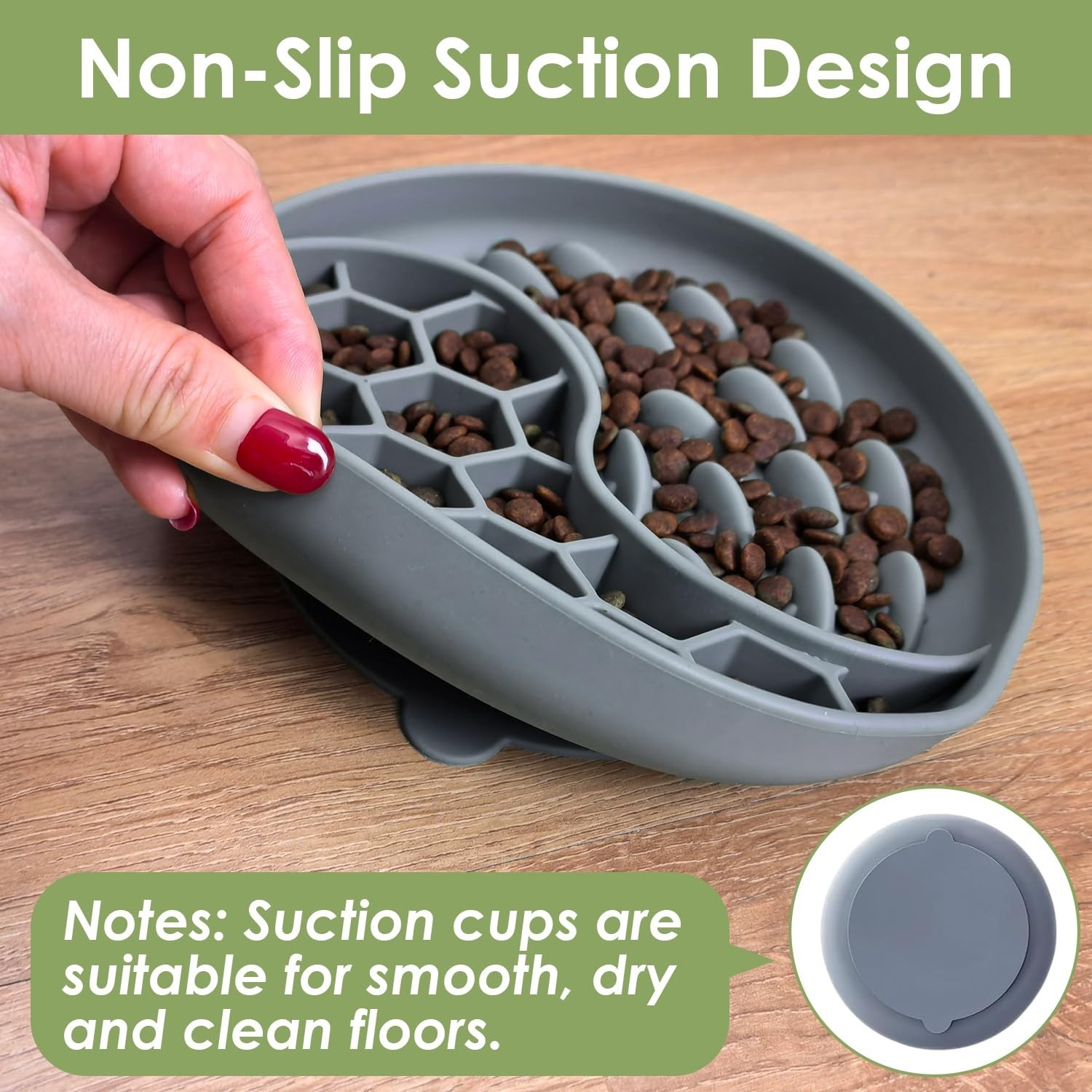 Slow Feeder Dog Bowls,Fun Dog Feeding Bowls with Suction Cups, Anti-Choking, …