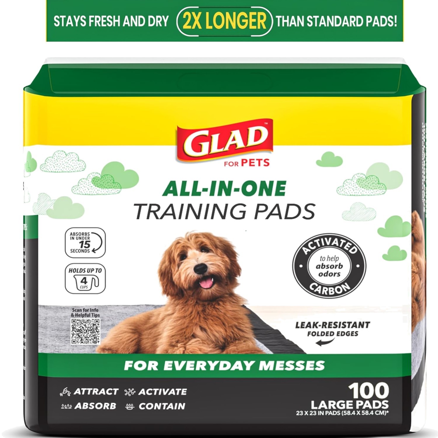 for Pets Black Charcoal Puppy Pads – Super Absorbent Disposable Dog Pee Pads,…