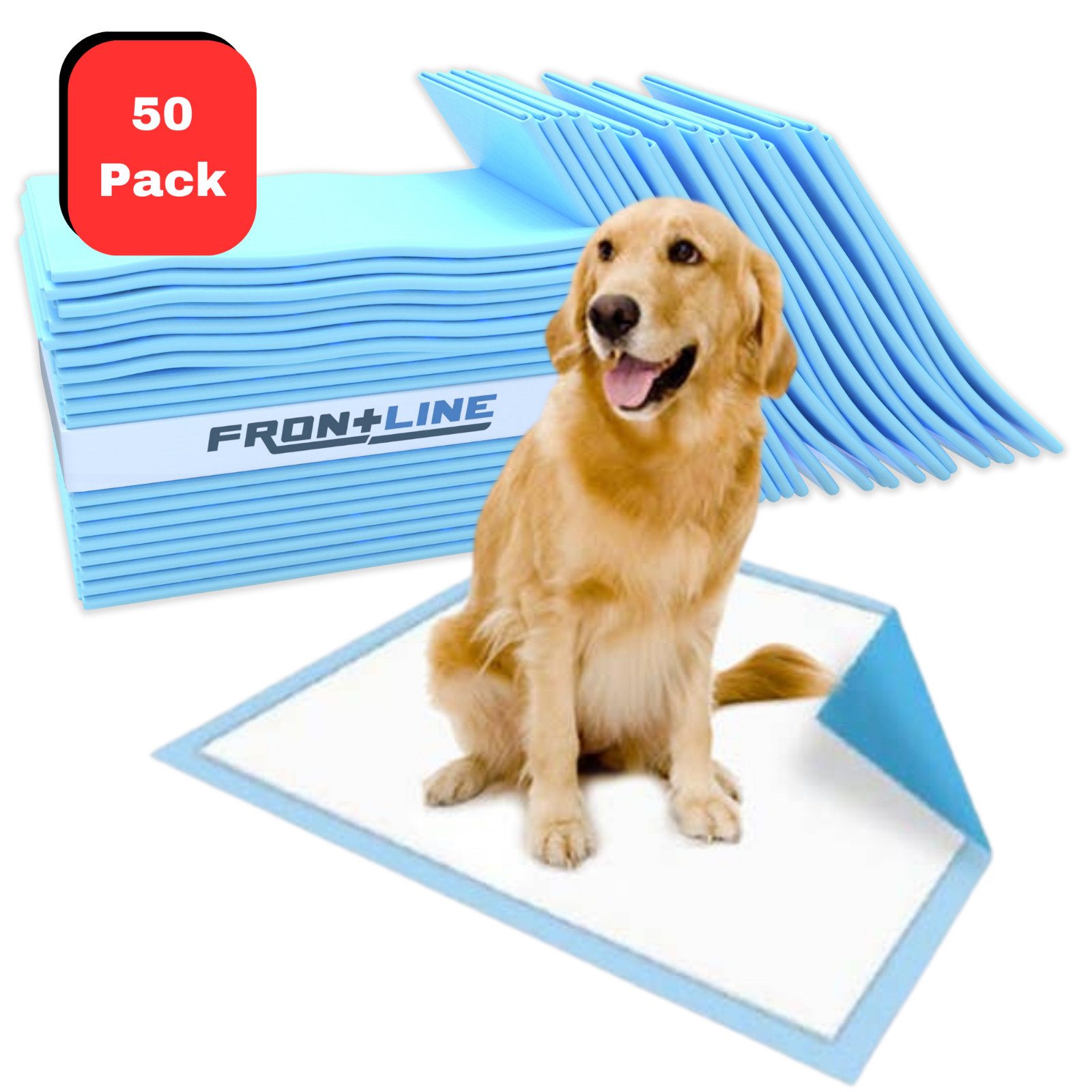 50 Pack 23×36 Puppy Dog Training Wee Wee Pee Pads Cat Potty Training Underpads