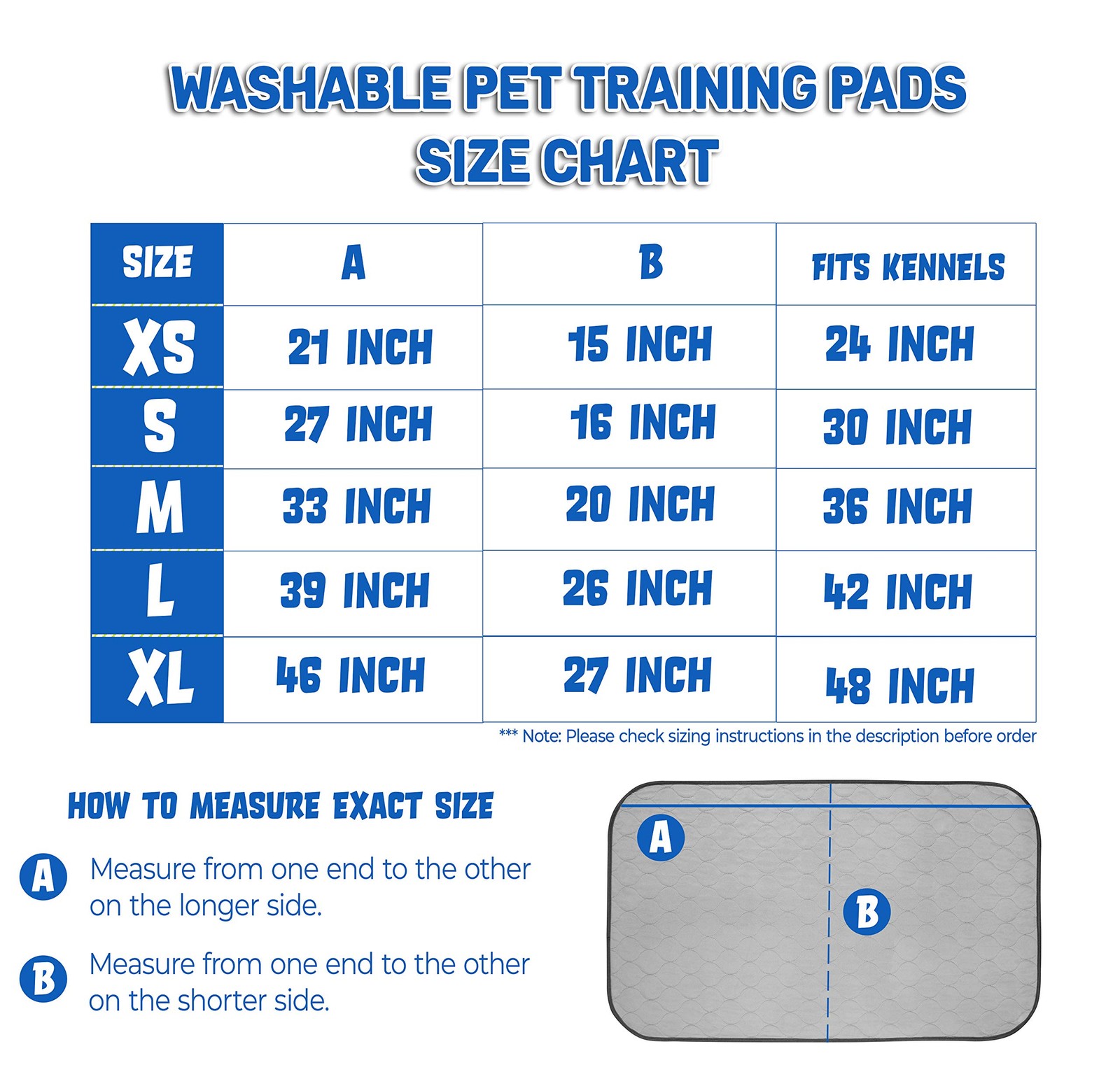 Pet Magasin Highly Absorbent Reusable Washable Pet Pads for Crate or Training…