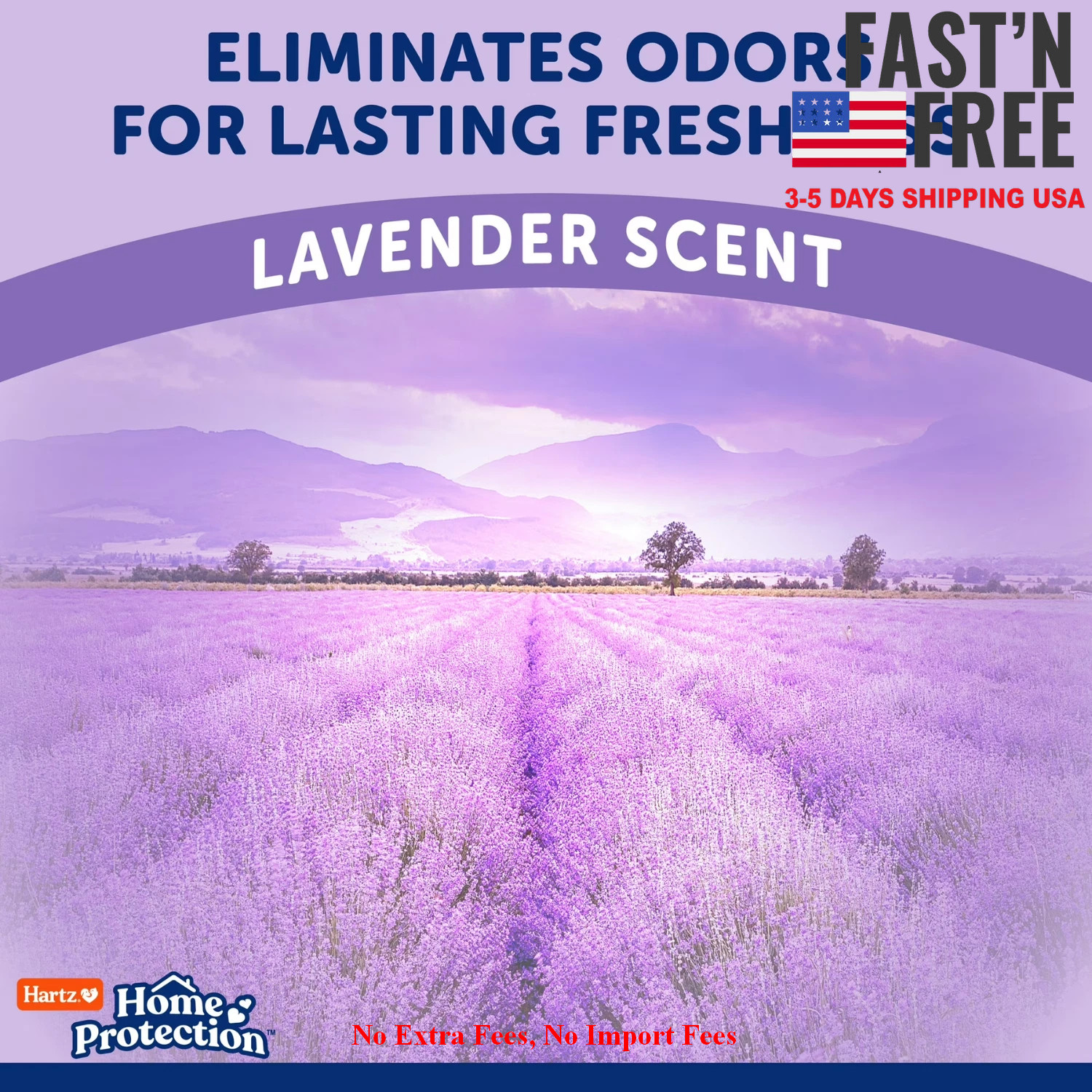 2 Pack Hartz Dog Pads XL 30×21 30Ct Lavender Odor Control Leak Proof Training