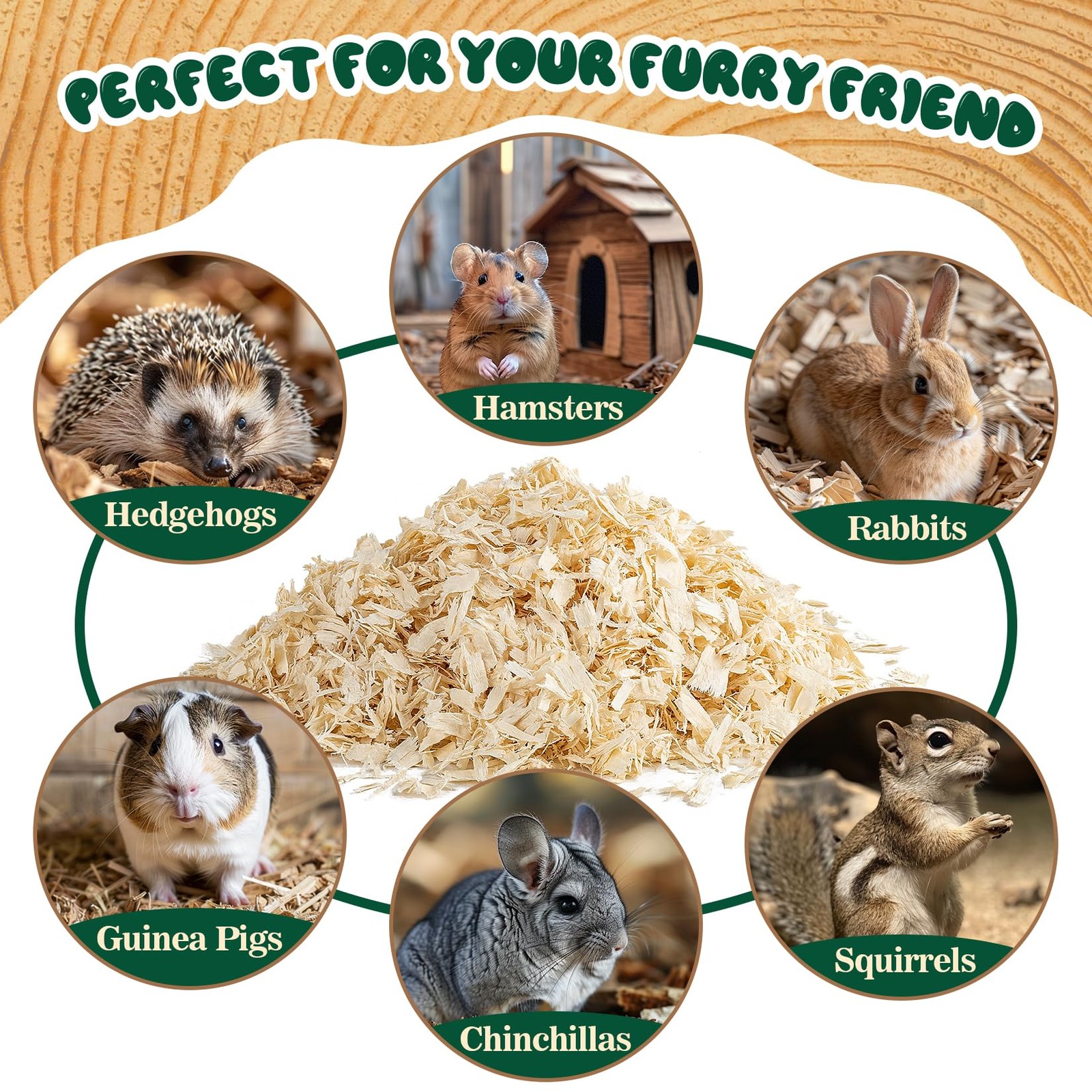 Sukh 14 OZ Aspen Hamster Bedding – Shavings Pet 14