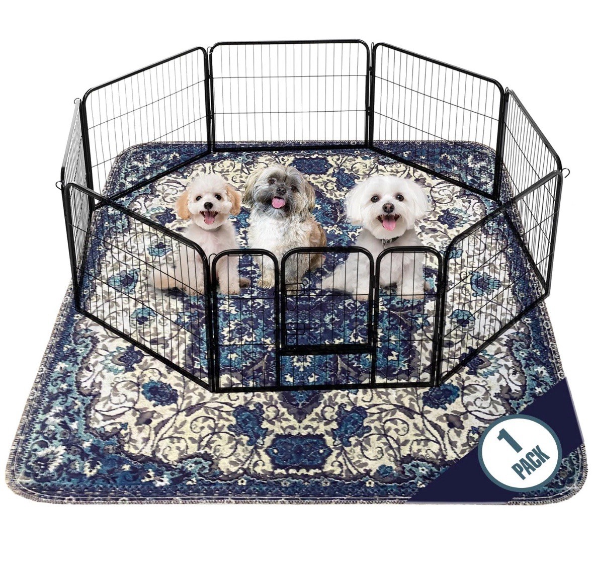 Washable Pee Pads for Dogs – XXL (1 Pack) 6 FT X 6 FT Super Absorbent Reusable