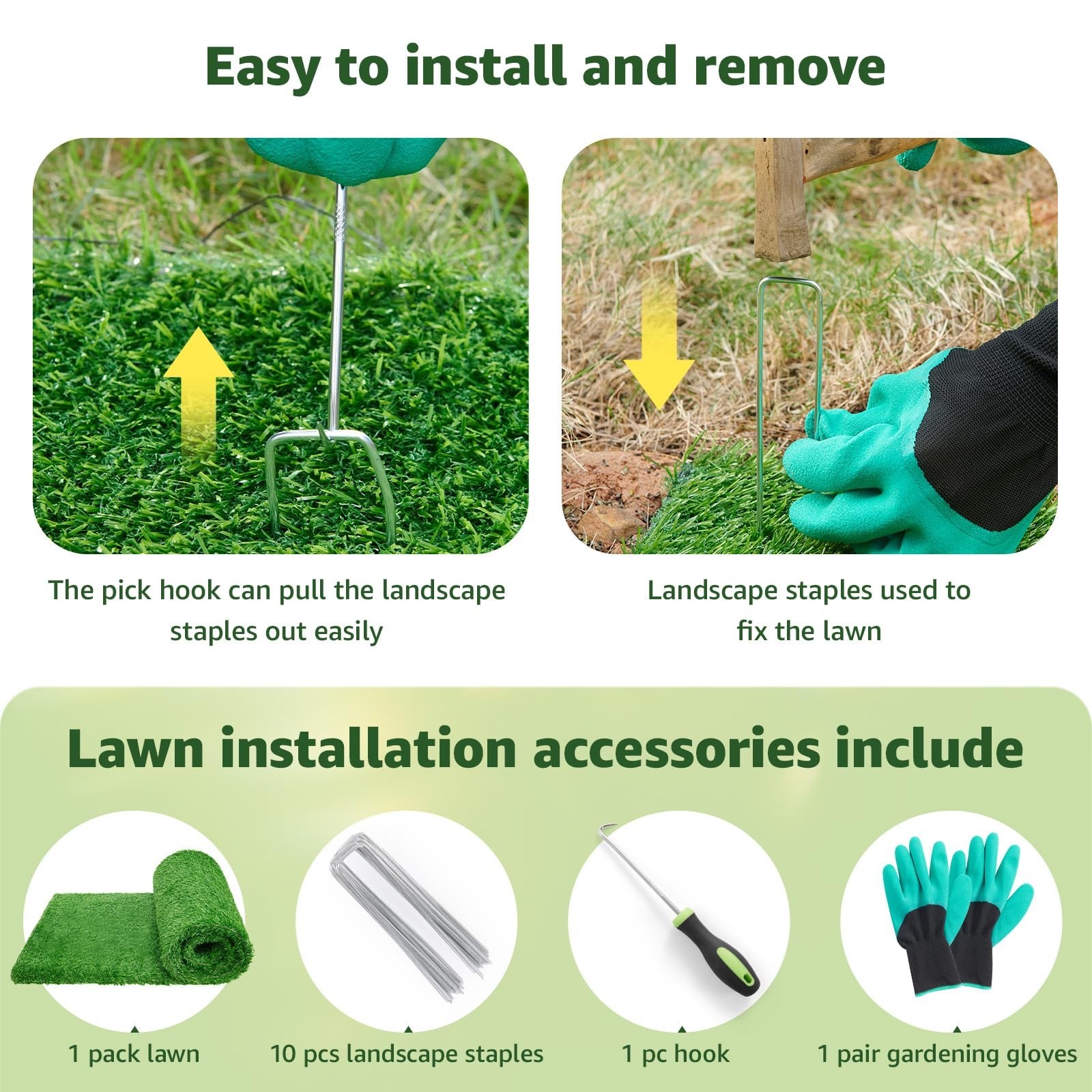 Synthetic Artificial Grass Turf Roll for Dogs, Drainage Holes, 4×6 ft Garden Pat