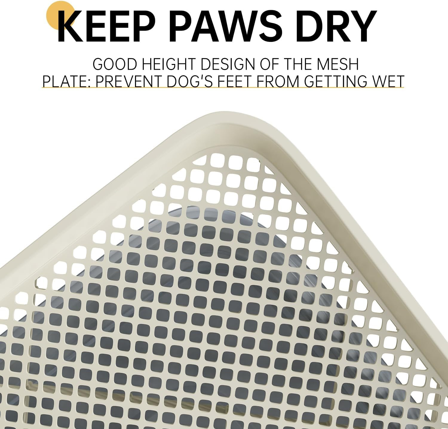 Dog Potty Tray, 23.6″X17.68″ Indoor Pet Pee Pad Holder,Puppy Training Holder,Bat