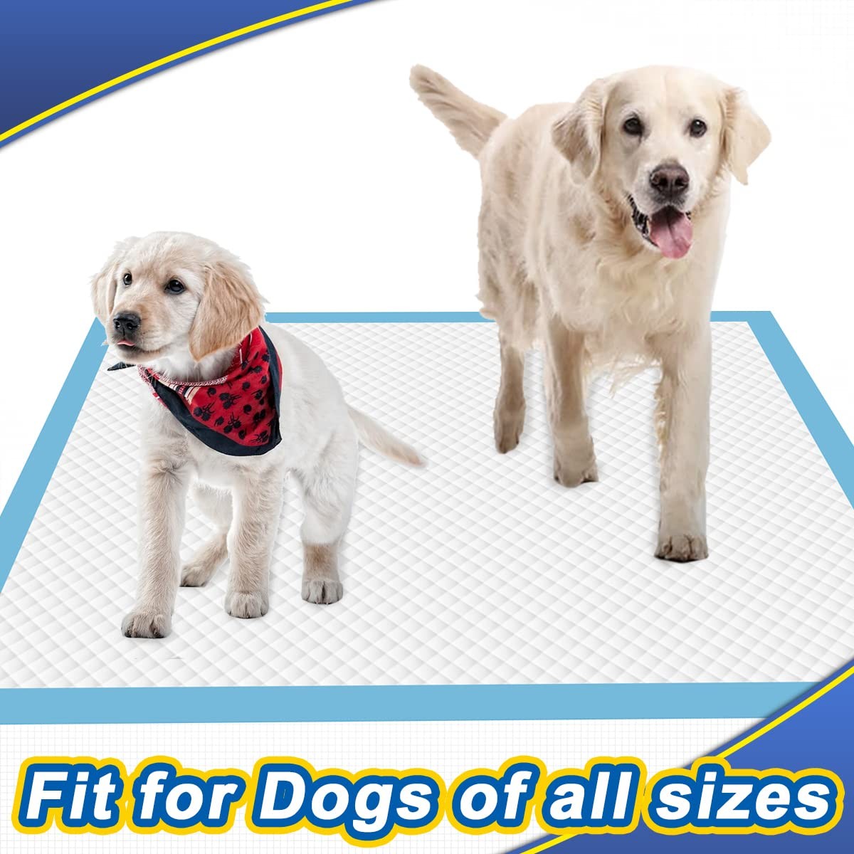 XL Pee Pads for Dogs 28″x34″ – 40 Count Thicken Absorbent Extra Large Disposa…