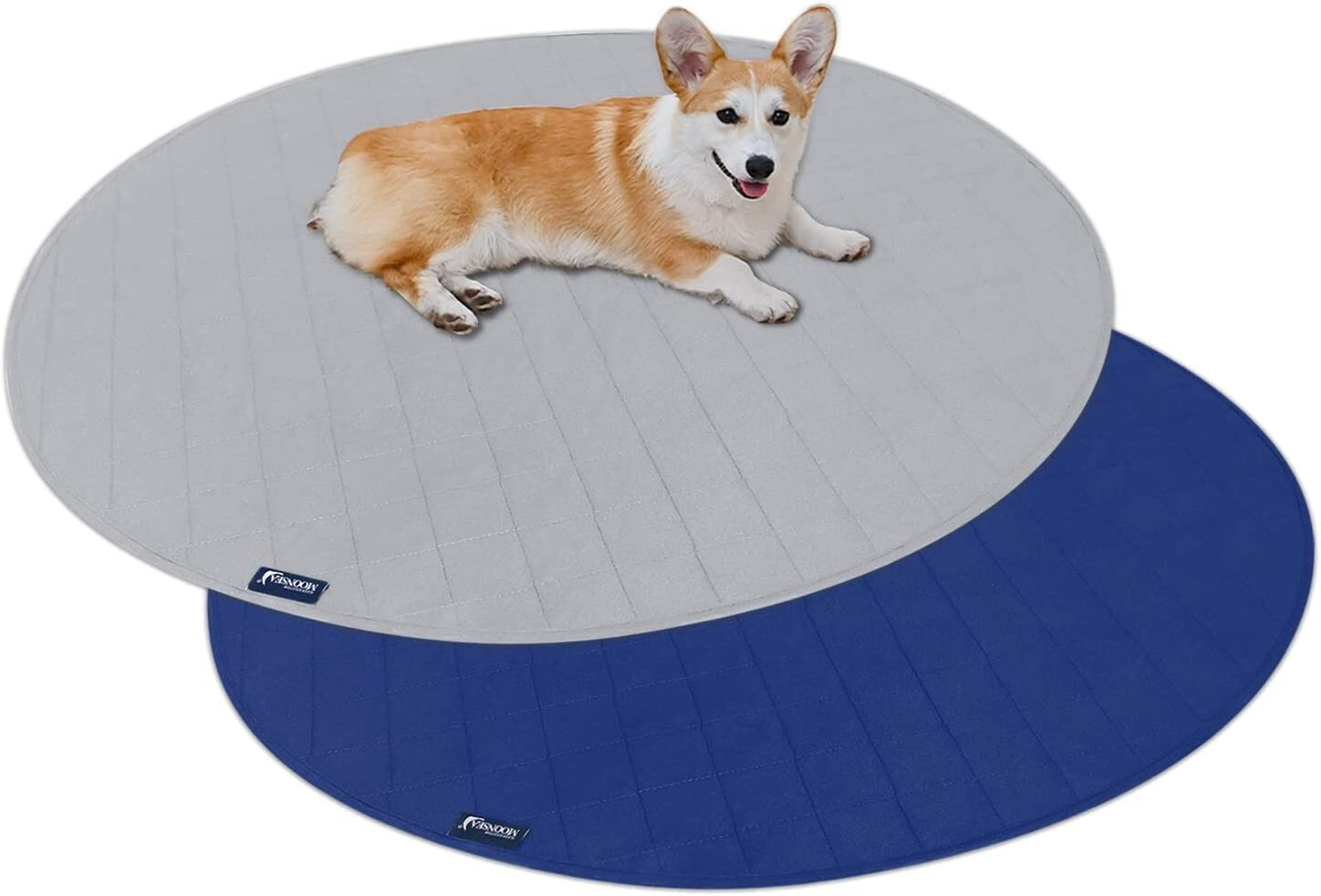 Washable Dog Pee Pads Reusable Training Pads Soft Whelping Pads 2 Pack 36″×36″