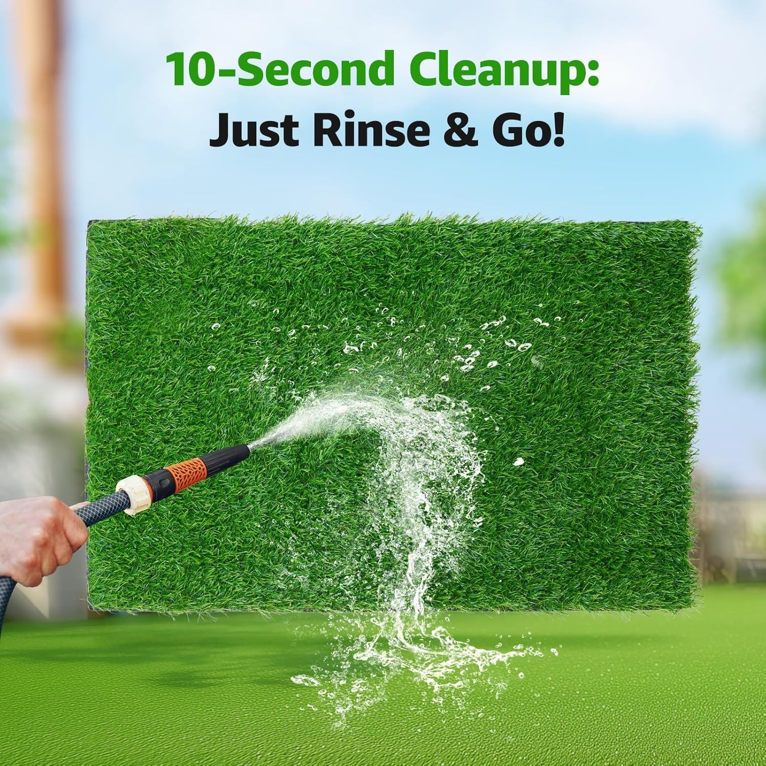 Artificial Pee Grass Pad for Dogs, Fake Grass Replacement Pads for Dog Potty …