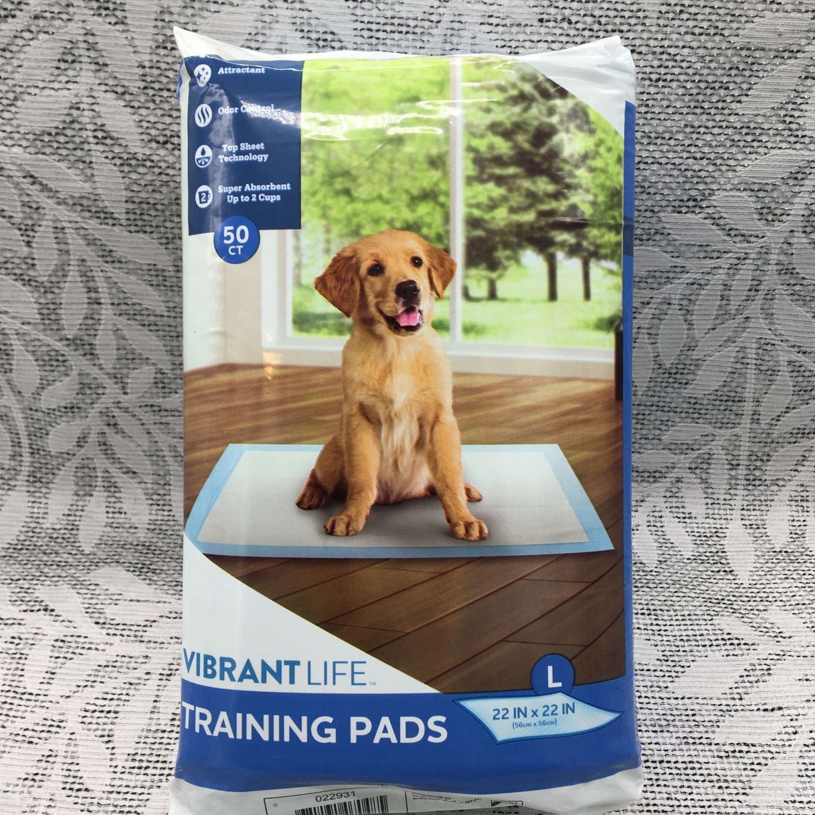 Large Super-Absorbent Dog Training Pads Odor Control Pet Supplies 50 Count
