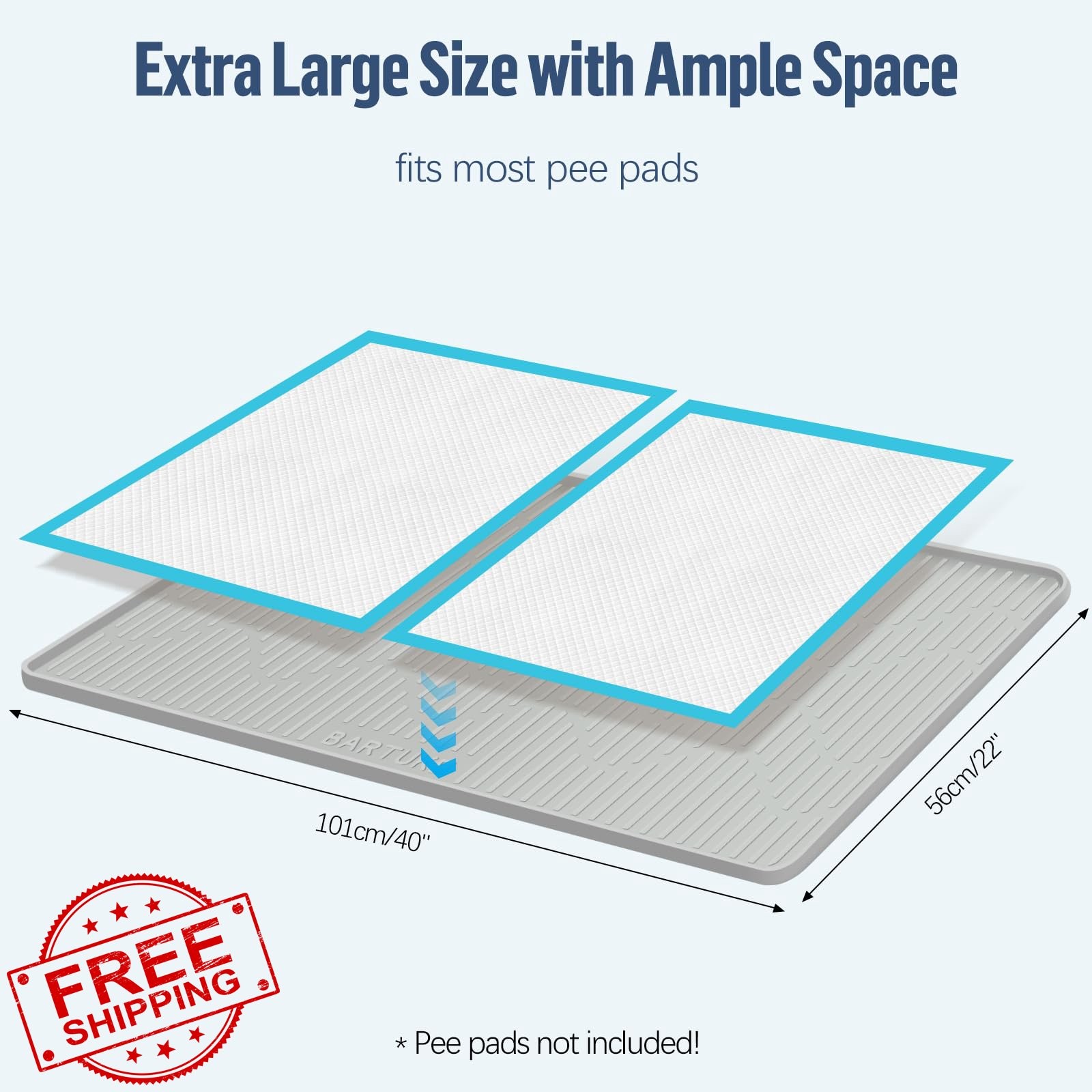 Bartuke Pee Pad Holder 40″x22″