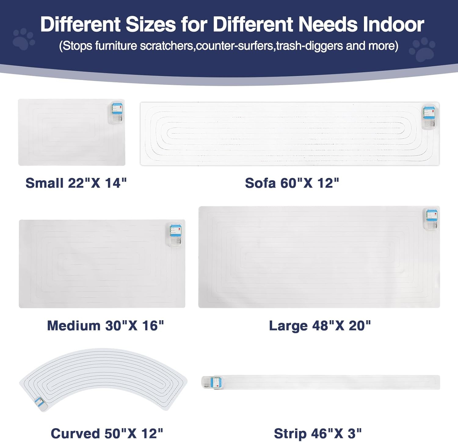 Scat Shock Mat for Dogs and Cats Indoor, Pet Shock Mats for Training Pets, Elect