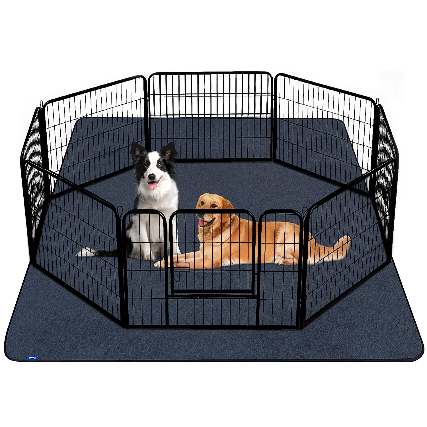 Washable Dog Pee Pads Extra Large 84″x84″, Super Absorbent, Non-Slip, Reusabl…