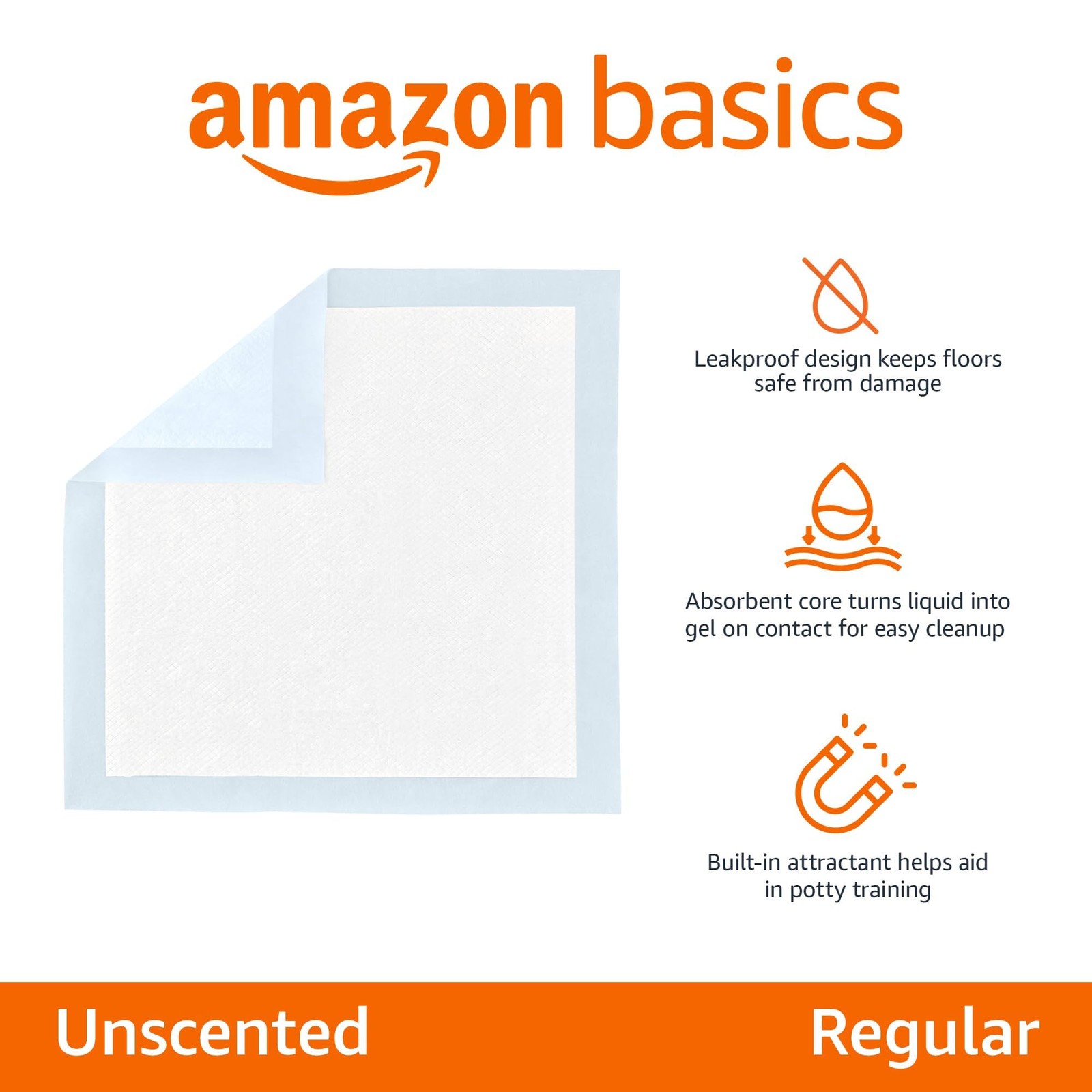 Leak Proof Dog and Puppy Potty Training Pee Pads with Quick Dry 5 Layer Super