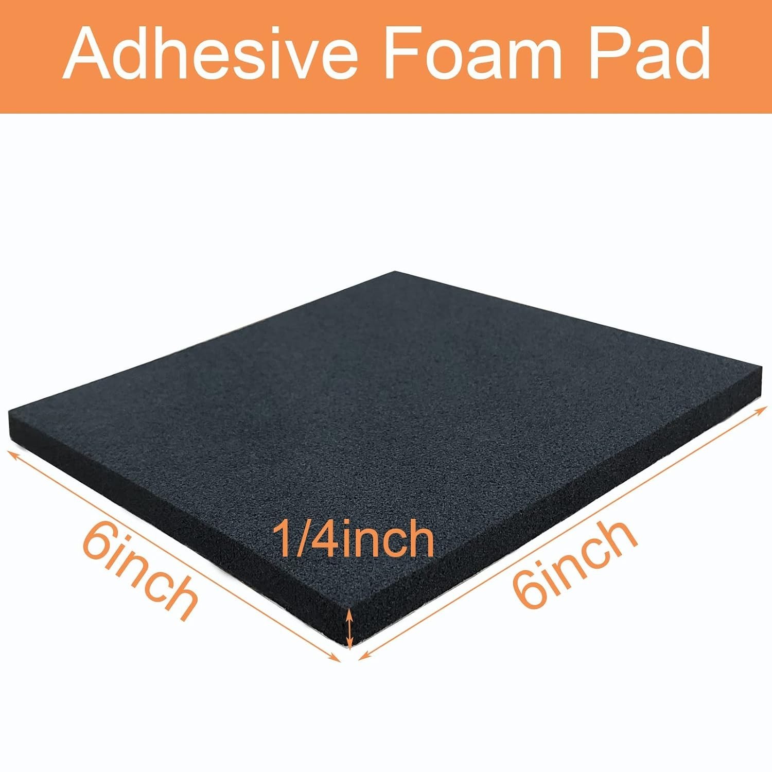 Versatile Neoprene Self-Adhesive Foam Pads 1/4in Thick – 8 Pack Perfect for DIY