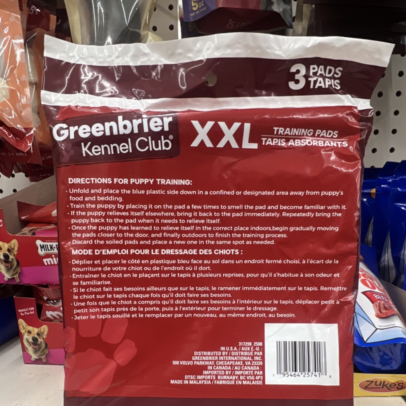 Greenbrier Kennel Club XXL Training Pads 3 Pack Heavy Duty Super Absorbent