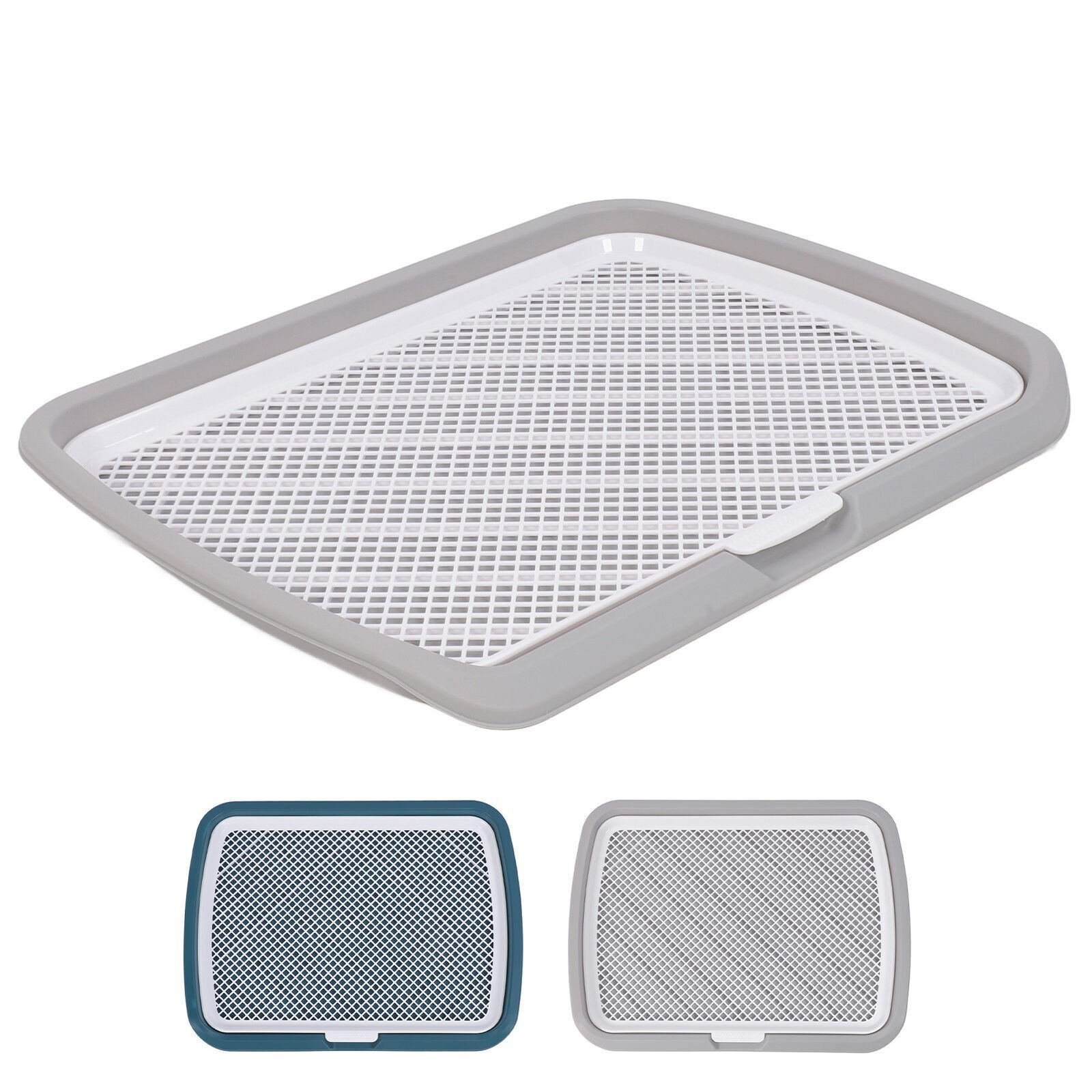 Puppy Potty Training Tray Detachable Washable Mesh Dog Pee Pad Holder Tray