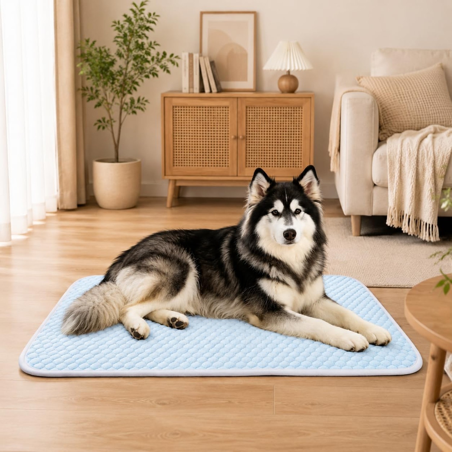 GOLOPET Large Dog Cooling Mat Ice Crystal Heat Dissipation,36x24in | Ice Crys…