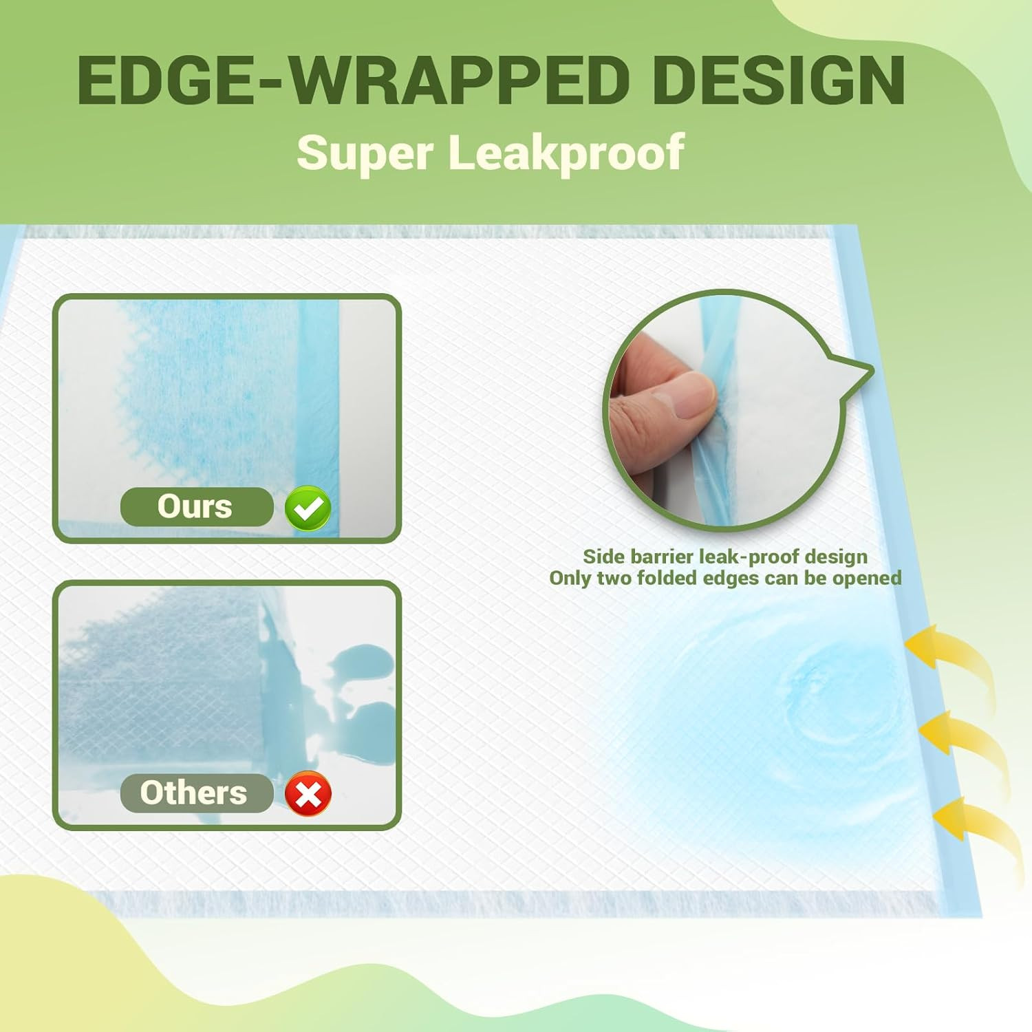 100 Count Premium Puppy Pads, 22″X23″ Dog Pee Pads – Ultra-Soft Heat-Sealed, -La