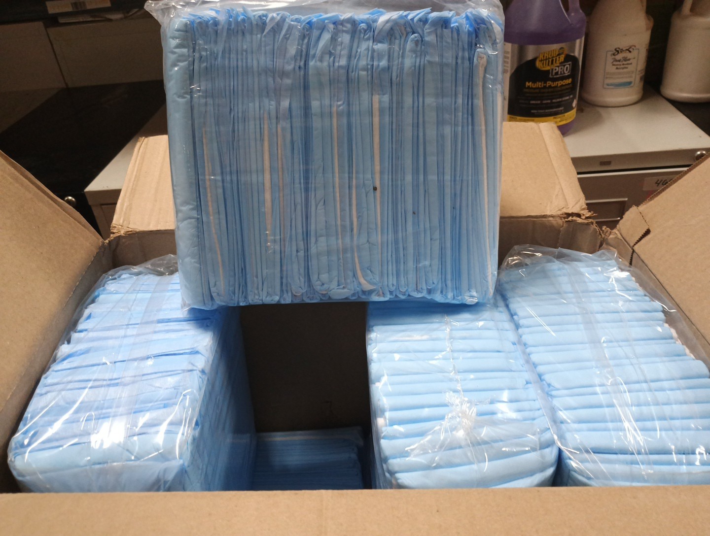 Case Of 6 Bags/25 Per/150 Total 23×36 Underpads. 498