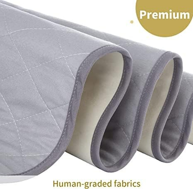 Washable Reusable Dog Pee Pads, 34″X52″ Absorbent & Waterproof Puppy Training Pa