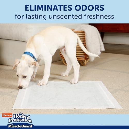 Dog Training Pads Regular Size 25 Count 3X Absorbency 24 Hour Use Odor