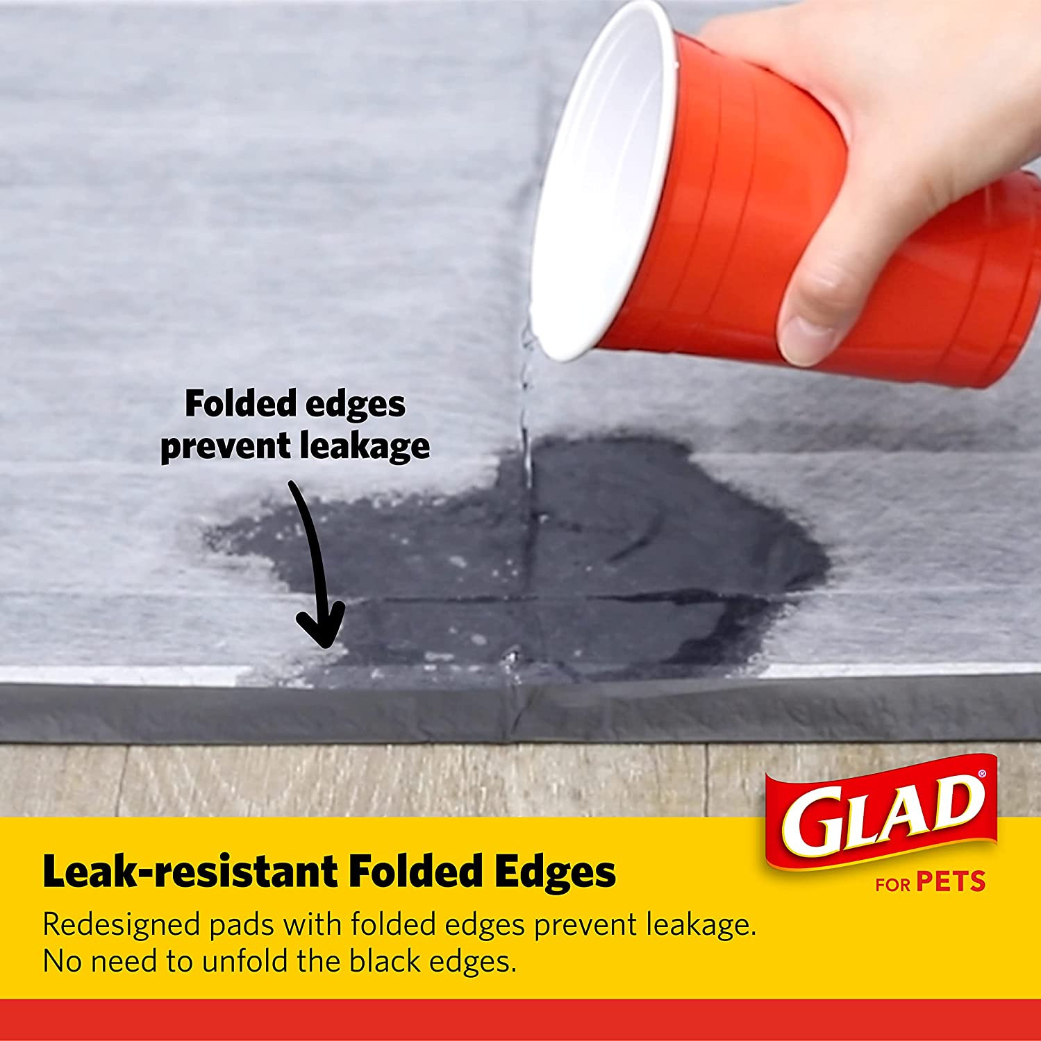 For Pets Black Charcoal Puppy Pads, 23″X23″ Disposable Pee Pad That Absorbs & Ne