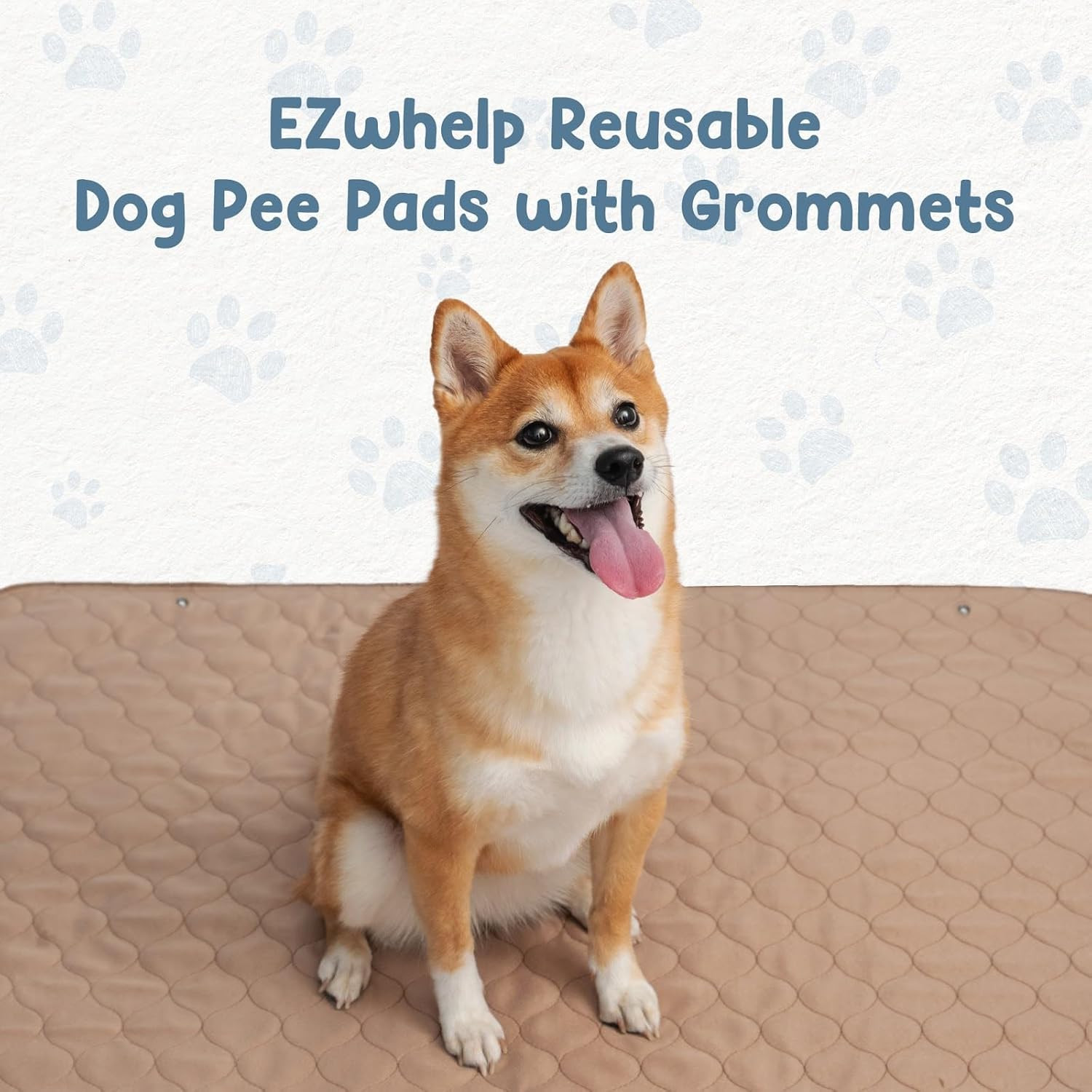 Reusable Dog Pee Pads – Waterproof Training Pads for Dogs – Washable & Sanitary