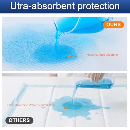 Puppy Pee Pads for Dogs 51″x36″ 40 Count, Extra Large Disposable Dog Pee Pads