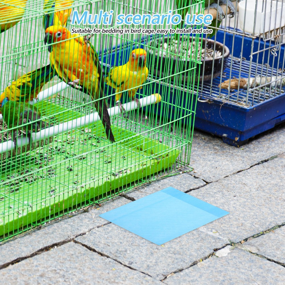 10 Pcs/1 Absorbent Cage Mat Parrot Accessory Bird Bottom Splash Pad Liner Paper