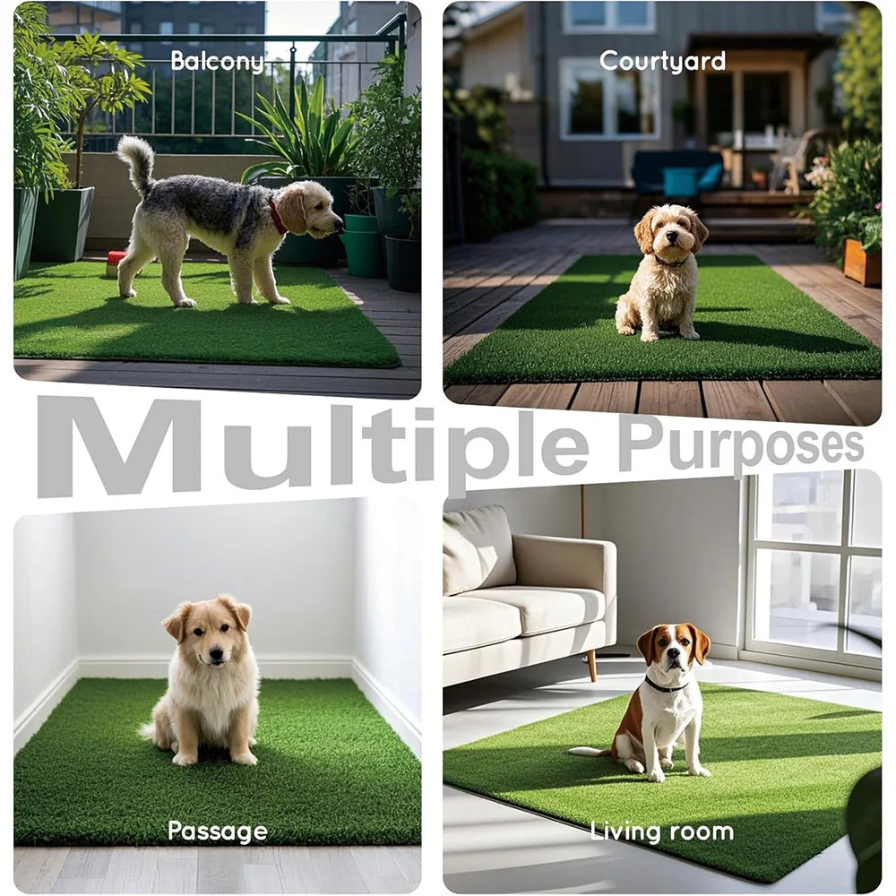 Reusable Dog Toilet Dog Lawn Carpet: Artificial Grass Rug for Dog, Dog Toilet, T
