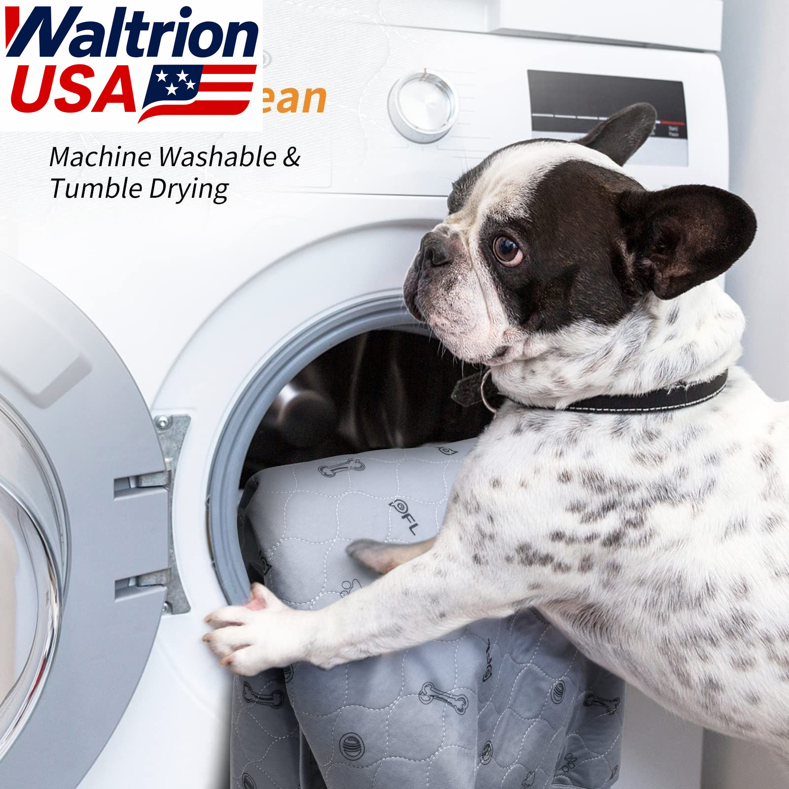 Washable Pee Pads for Dogs Reusable Puppy Training Pads 18×24 2 Pack