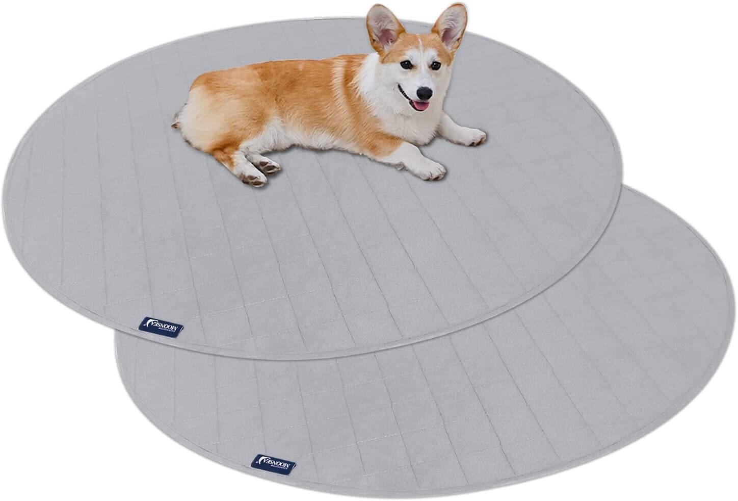 Washable Dog Pee Pads Waterproof Dog Whelping Pads Reusable Training Pads 2 Pack