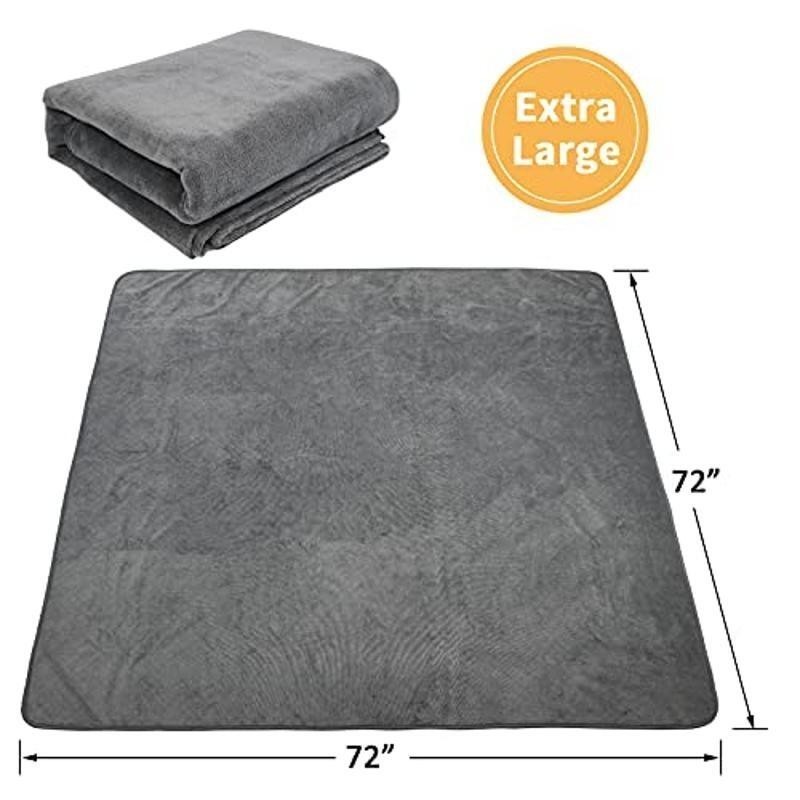 Washable Non-Slip Dog Pee Pad Mat Extra Large 72×72 Waterproof & Reusable New
