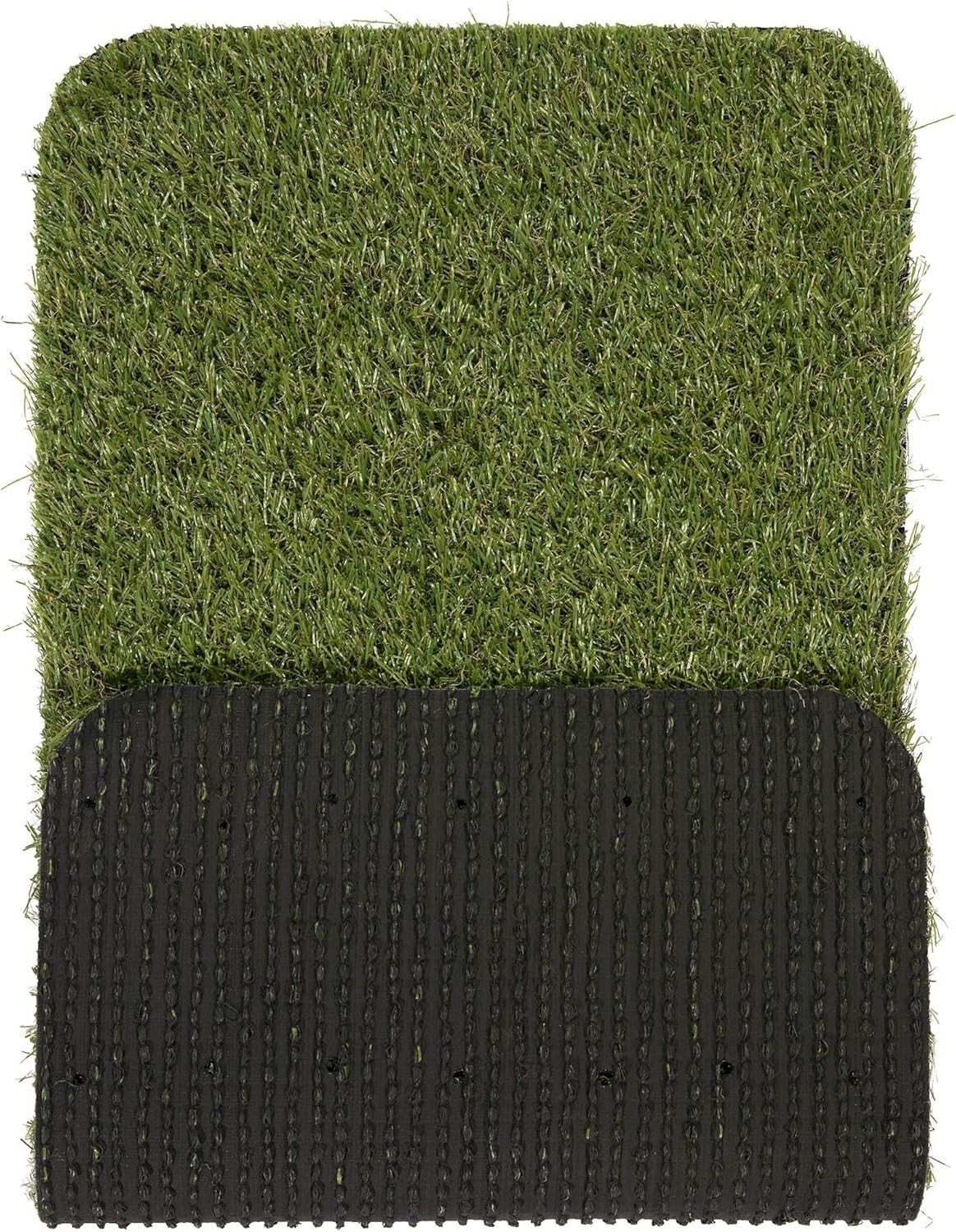 Artificial Grass Puppy Potty Training Pad with Tray, 15″ X 30″ Reusable Pee Pad