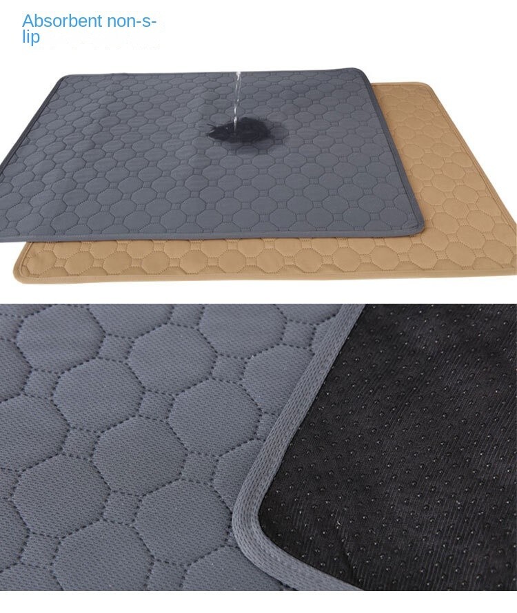WASHABLE DOG URINE PAD WATERPROOF REUSABLE PET PEE MAT TRAINING PAD DIAPER PROTE