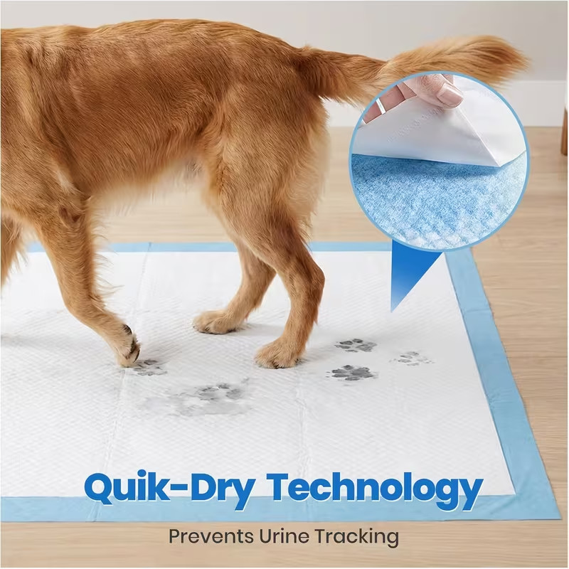 34×28/23×23 in Dog Training Pads 6-Layer Quick Absorb Cotton Pee Pads Leak-Proo