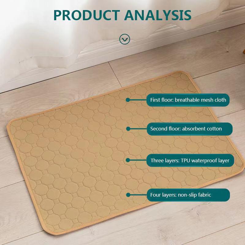 1PC Training Travel Reusable Waterproof Dog Pee Pads Non-Slip Pad
