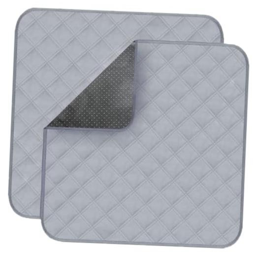 Waterproof Washable Seat Protector Pads Non-Slip Incontinence Chair Pads Gray