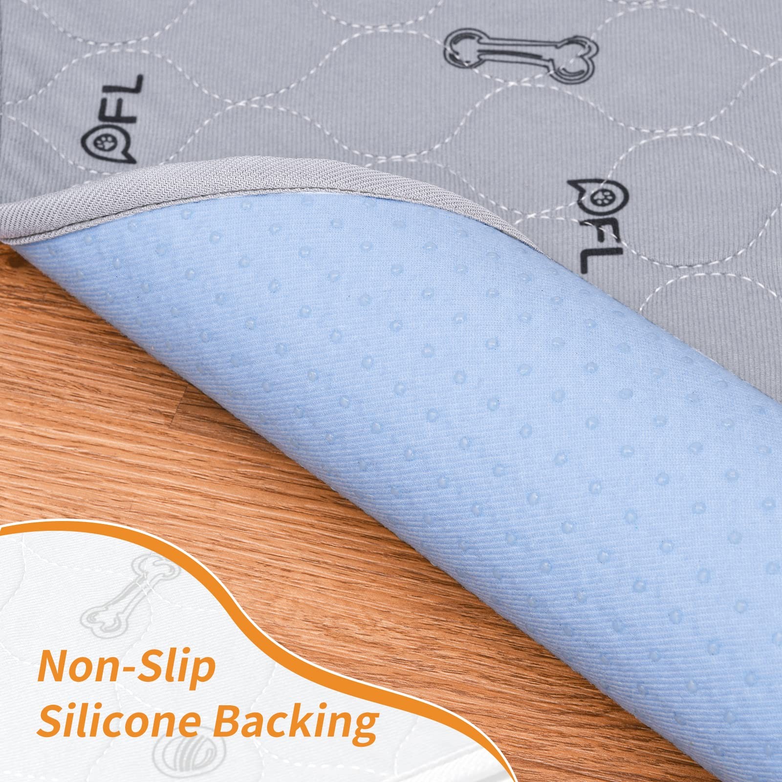 Washable Pee Pads for Dogs: 24×36 Reusable Puppy Pads, Absorbent Whelping Mat…