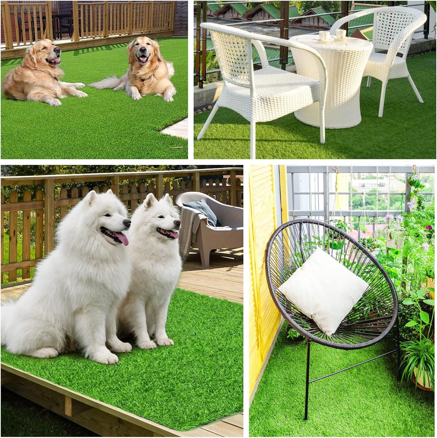 Dog Grass Pee Pads, Artificial Dog Grass Pads for Potty Tray, Fake Grass for …