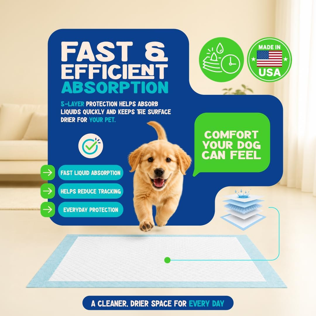 Loofy Pee Pads for Dogs, Training Pads for Dogs, Dog Training Pads, X-Large 35X2