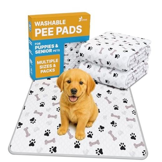 Washable Pee Pads for Dogs – Waterproof Reusable Puppy Pads with Anti 34×36 2