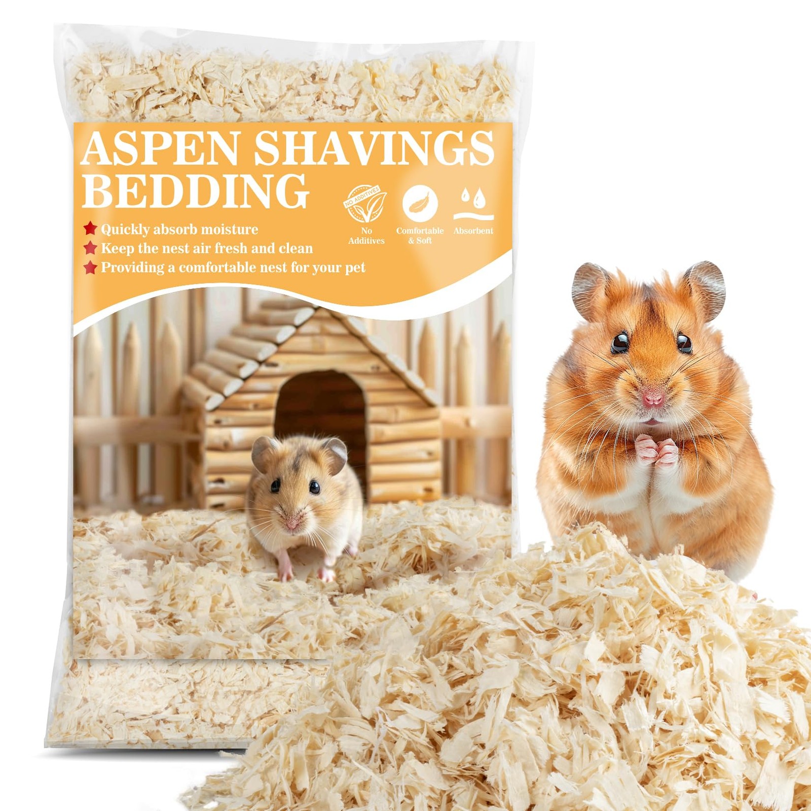 Sukh 14 OZ Aspen Hamster Bedding – Shavings Pet 14