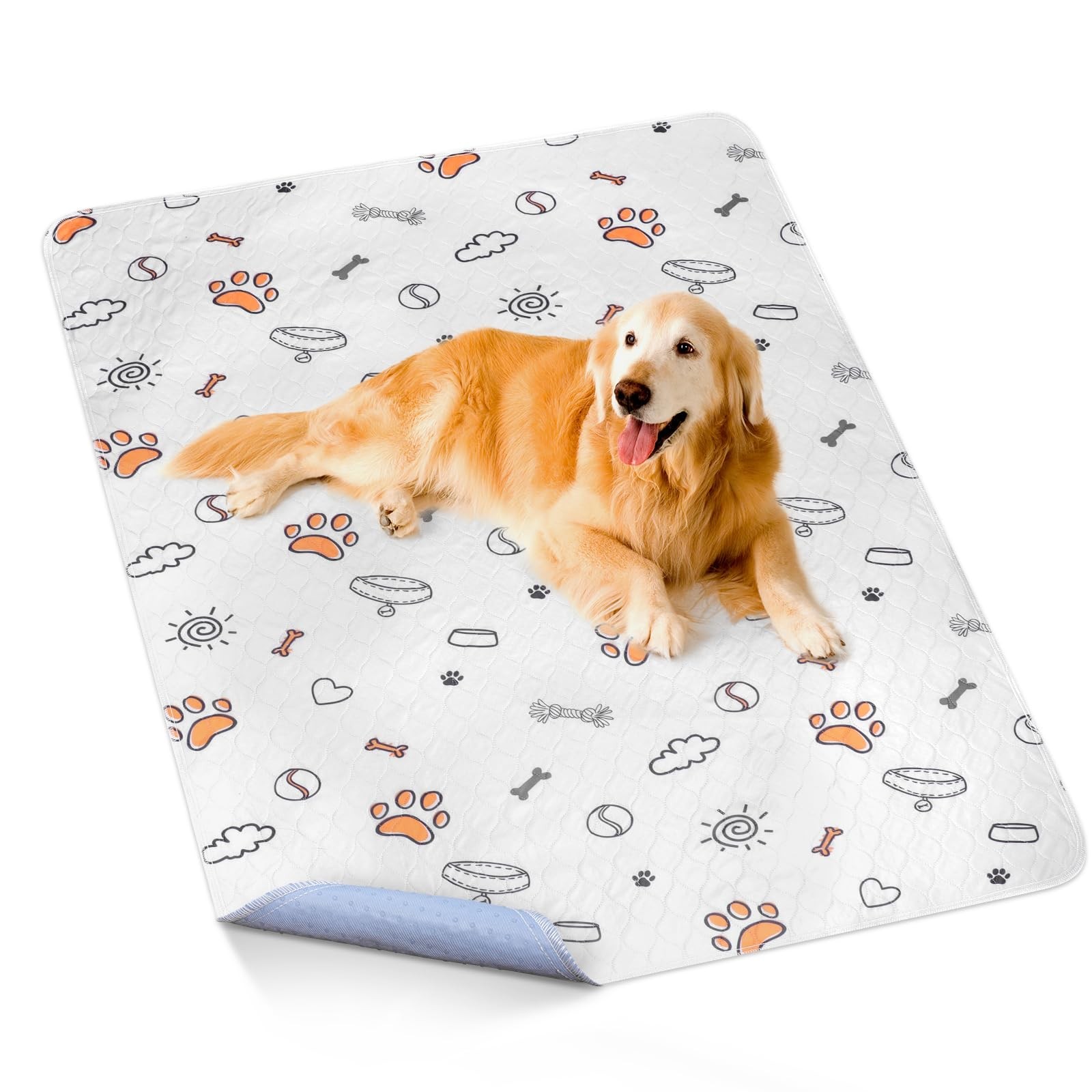 Washable Pee Pads For Dogs Extra Large 60×48 Inch Super Absorbent Reusable